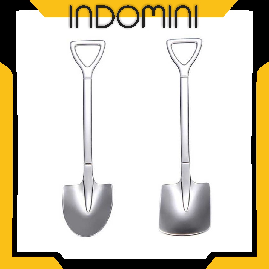 INDOMINI R754 Sendok Pudding / Dessert Model Skop Bahan Stainless