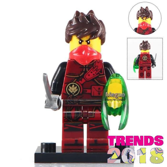 Terbaru Ninjago Minifigure kay Krux Nya Samurai X garmadon ninja Minifigures
