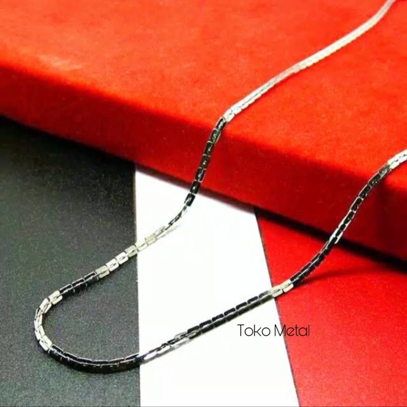 Kalung Titanium Model Belimbing Anti Karat Pria Dan Wanita[ Toko Metal ]