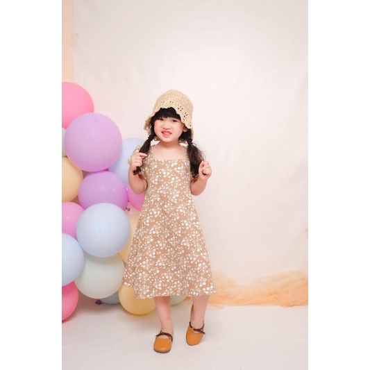 Dress Kiara allsize 3-6thn / dress anak perempuan nablfashion