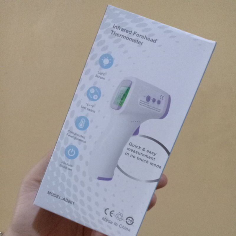 [MURAH] Thermometer Infrared/Termometer tembak gun / thermo gun /alat pengukur suhu tubuh/ thermogun termometer infrared fast respon original good quality free baterai 2pcs