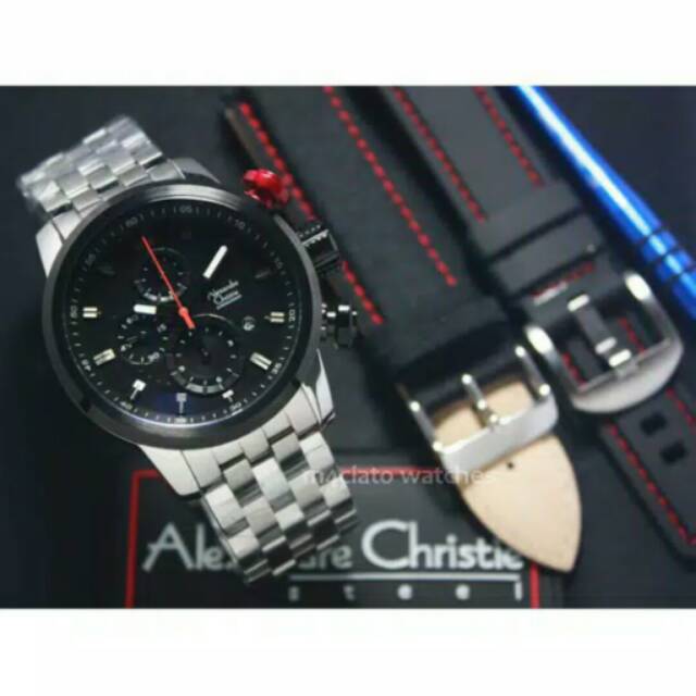 Alexandre christie 6163 AC6163 silver black