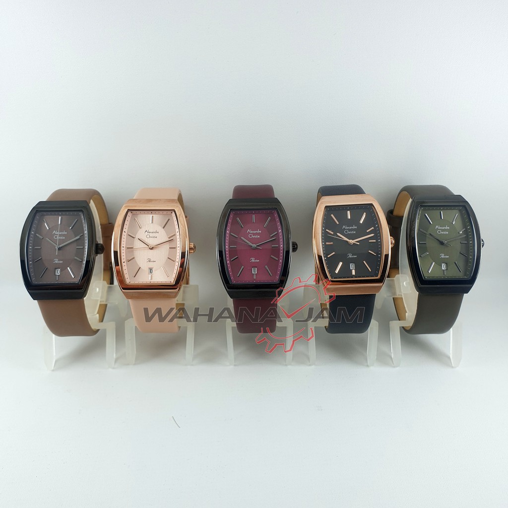 Alexandre Christie AC 2909 LD / Jam Tangan Wanita AC2909 Kulit Leather