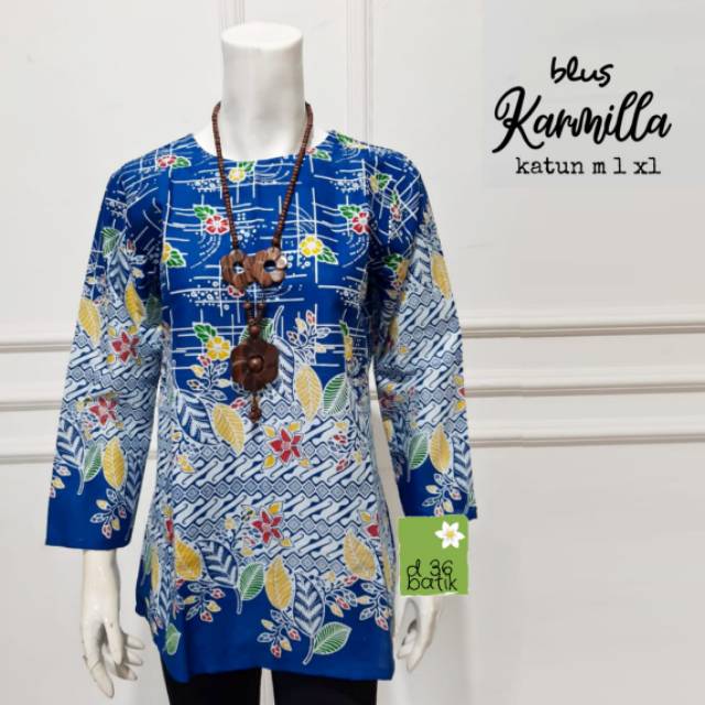 Blus karmilla batik modern