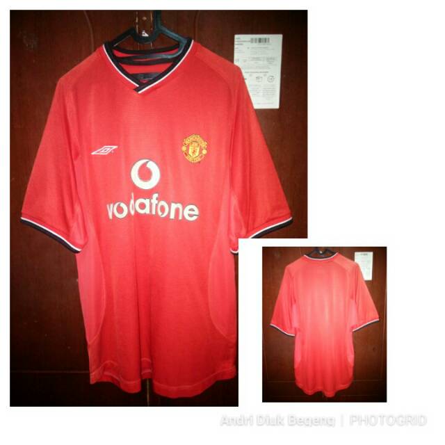 JERSEY RETRO MU MANCHESTER UNITED HOME 2000 ORIGINAL