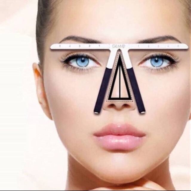 

Penggaris pengukur alis