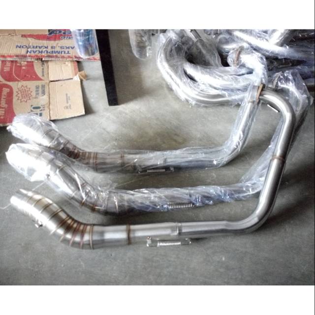 Leher knalpot klx kolong bawah pipa leher klx dtraker