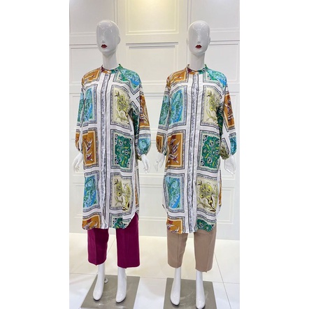 Alana long tunik import premium