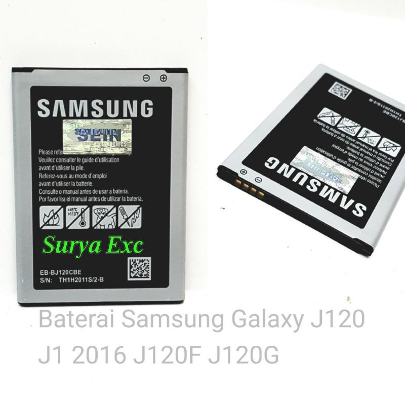 Baterai Samsung Galaxy J120 J120F J120G J1 2016 ORI