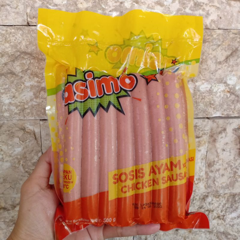 

Asimo Sosis Ayam Merah Kombinasi 500 gram af.deo
