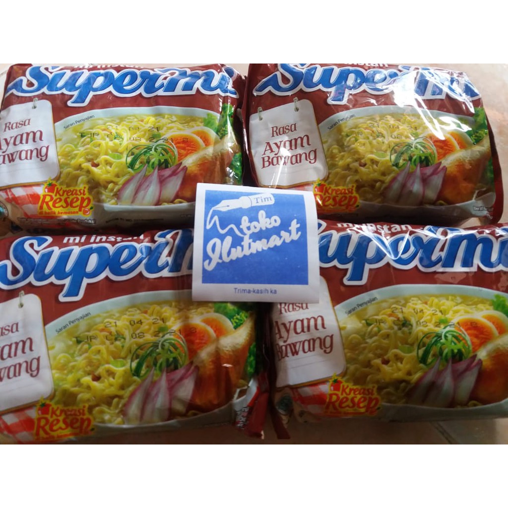 

SUPERMI mi instan rasa ayam bawang.75g 10pcs