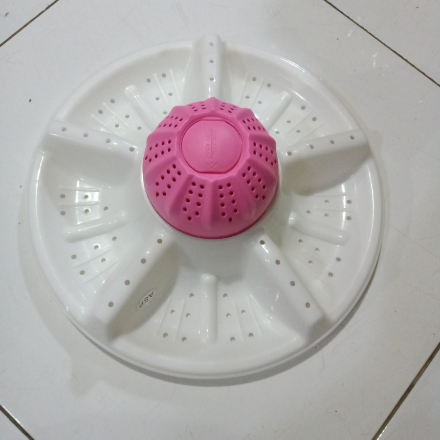 POLYTRON PWM 7556 Pulsator Mesin Cuci 2 Tabung Baling Baling PWM-7556