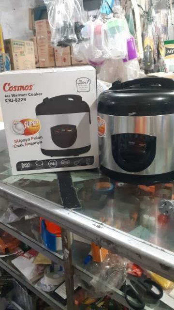 Rice Cooker Magic Com Cosmos CRJ 8229 BSS Anti Lengket Original Baru dan Bergaransi Resmi