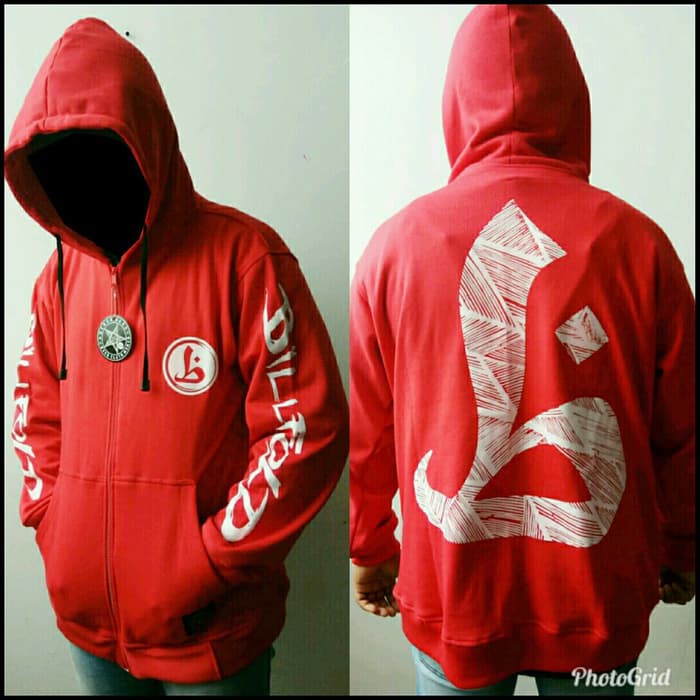 JAKET METAL BILFOLD MERAH DISTRO Slayershop