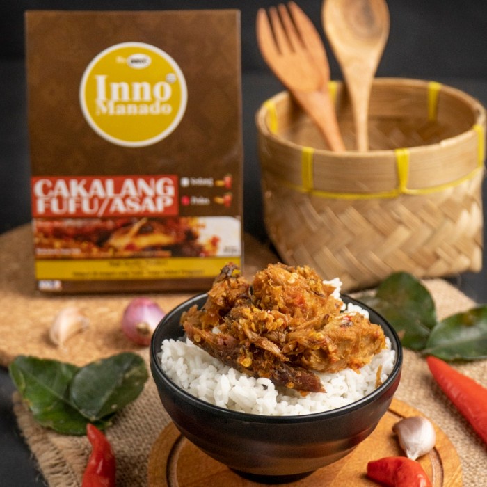 

f0fbfe00 Cakalang Fufu Asap Pedas Manis - Inno Manado - Best Seller - Sedang Ds1Gk