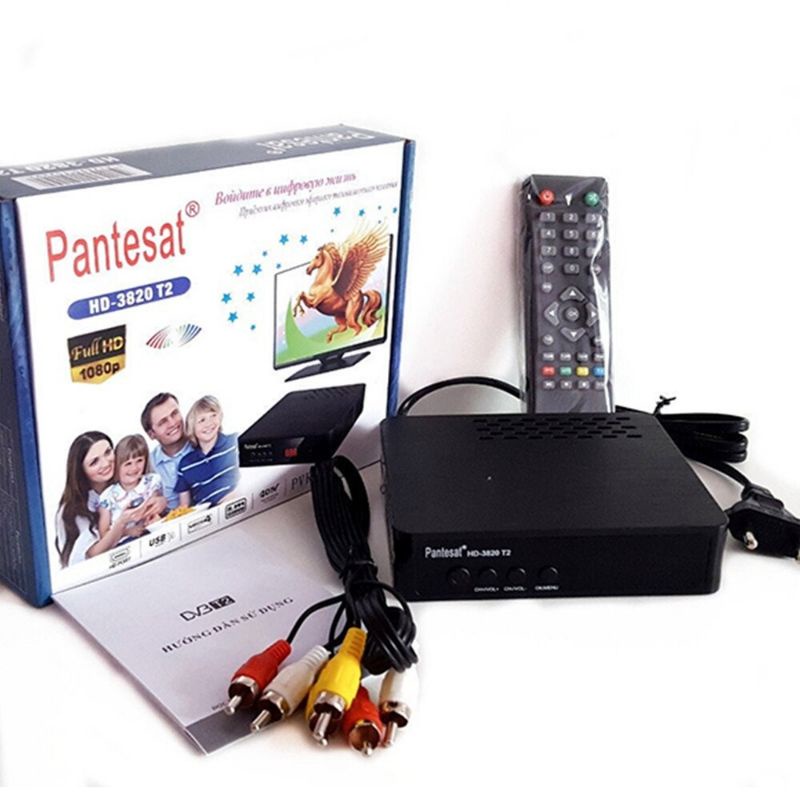 STB DIGITAL TV Pantesat Digital TV Tuner Set Top Box WiFi Receiver DVB-T2 - HD-3820 - Terlaris