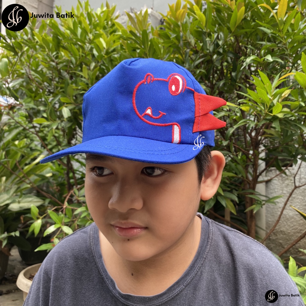 Topi Baseball Anak Motif T-REX DINO HAT DINO 2-10 Tahun