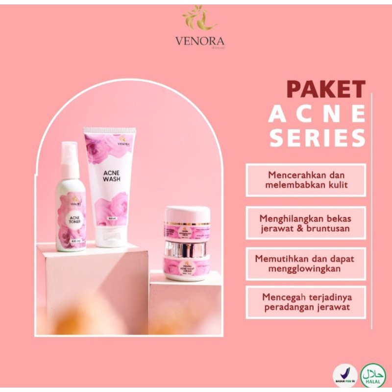 Jual Venora paket acne series NEW Shopee Indonesia