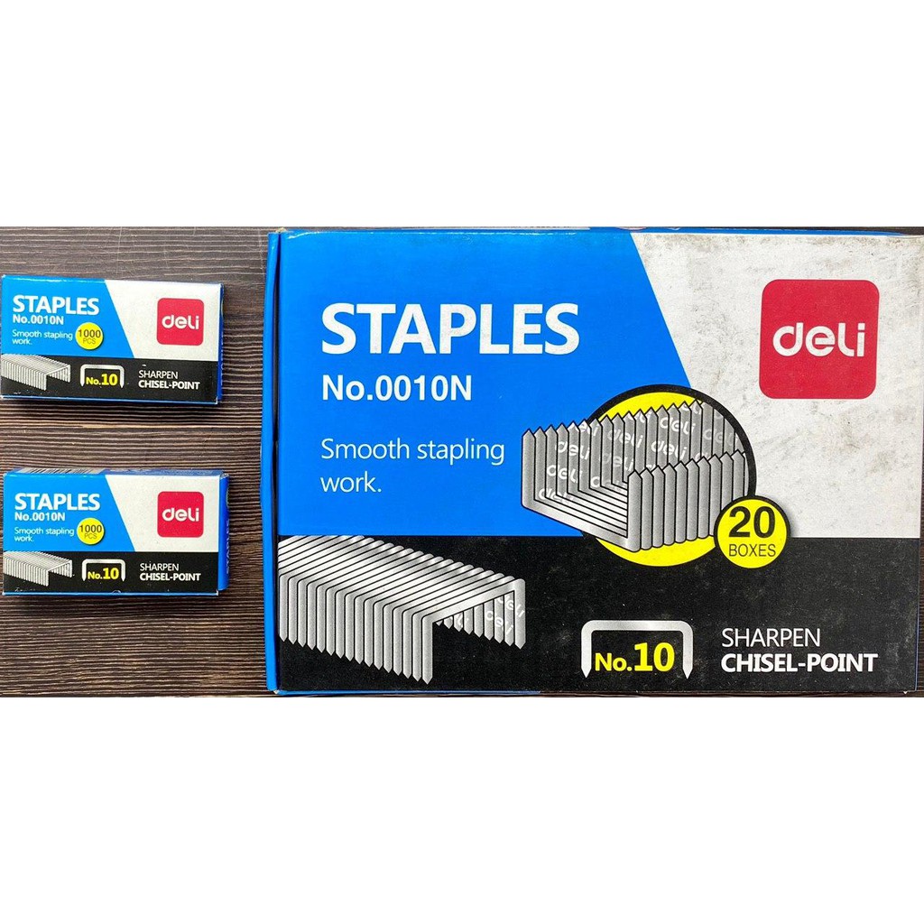 

Isi Staples Deli Ecer pNo 0010N per box kecil