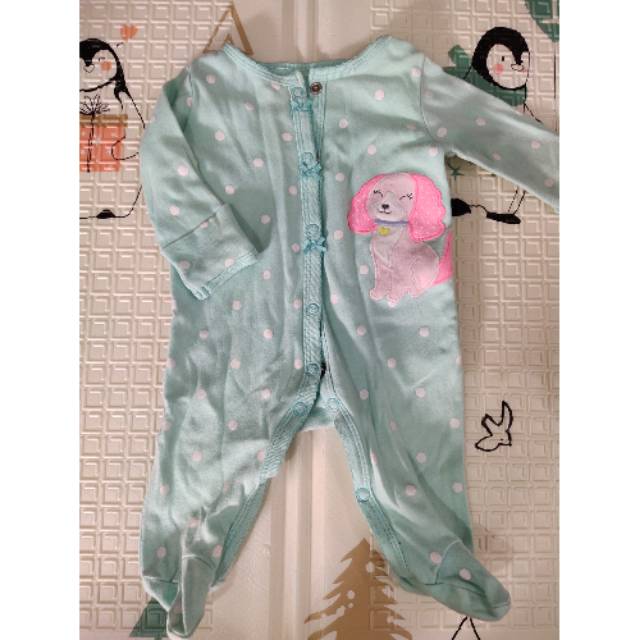 Preloved sleepsuit carters newborn-3mo