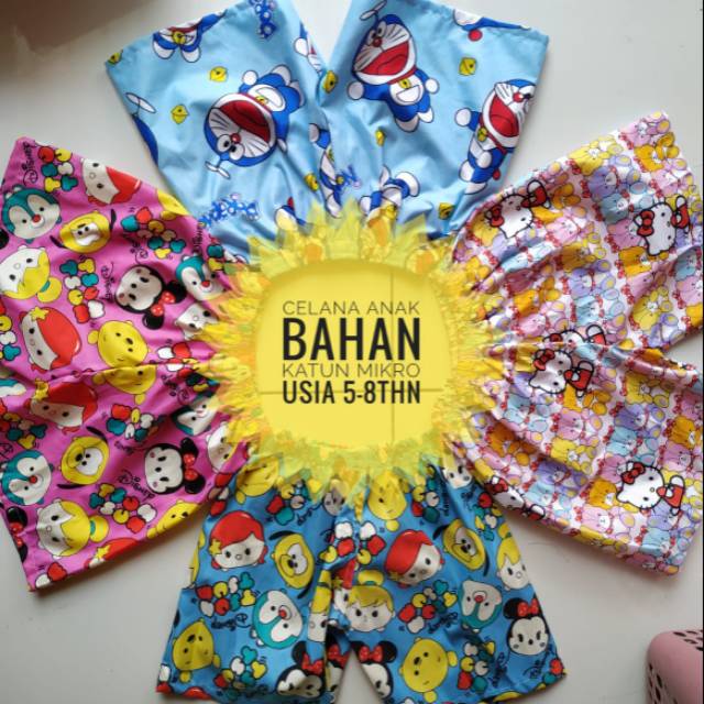 Celana anak 5-8th 140rb/kodi (20pcs) !! Celana anak karakter celana anak 4