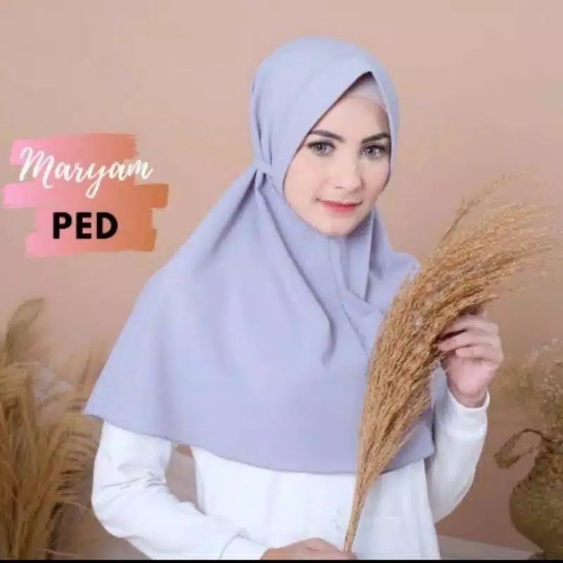 ( simta ] JILBAB BERGO MARYAM PED TALI KHIMAR HIJAB INSTAN