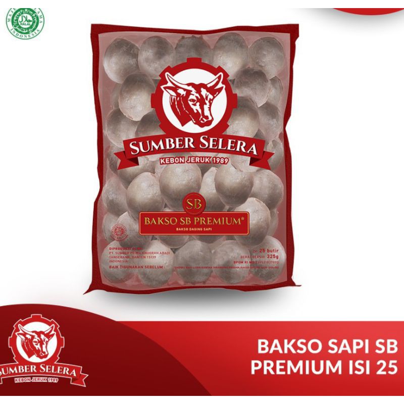 

Bakso sumber selera premium isi 25