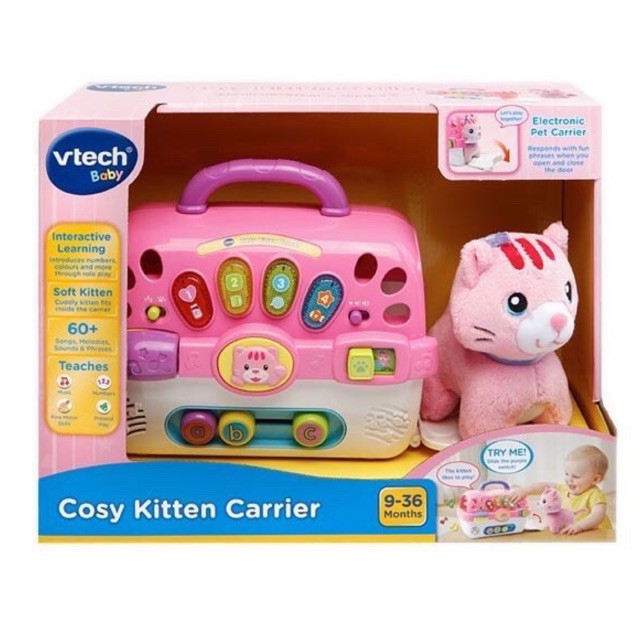 VTECH Cosy Kitten Carrier, W/Kitten - VTE80-191503