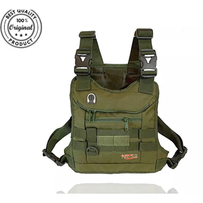 chest bag rompi 011/TAS dada/TAS ojol/TAS pelindung angin