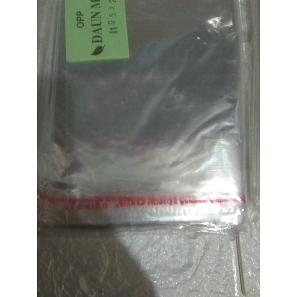 Plastik tanpa lubang buat isi masker 5pcs per pak isi 100