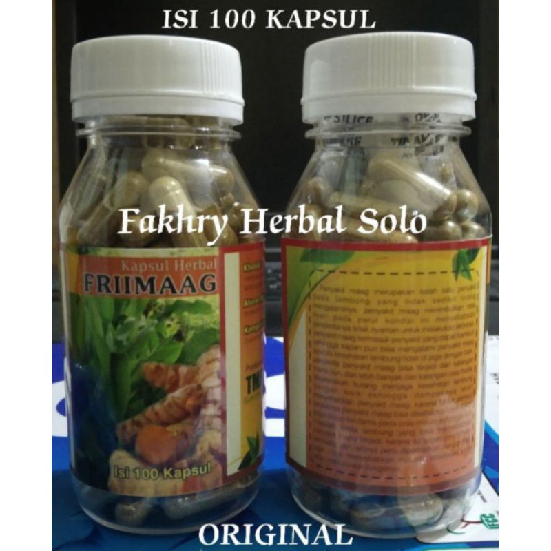 obat herbal maag obat asam lambung obat sakit lambung obat maag kapsul friimaag isi 100 kapsul