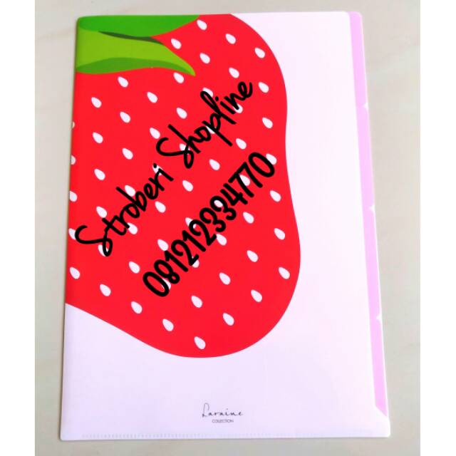

Map File A4 Strawberry 4 Sekat Uk. 31x22cm
