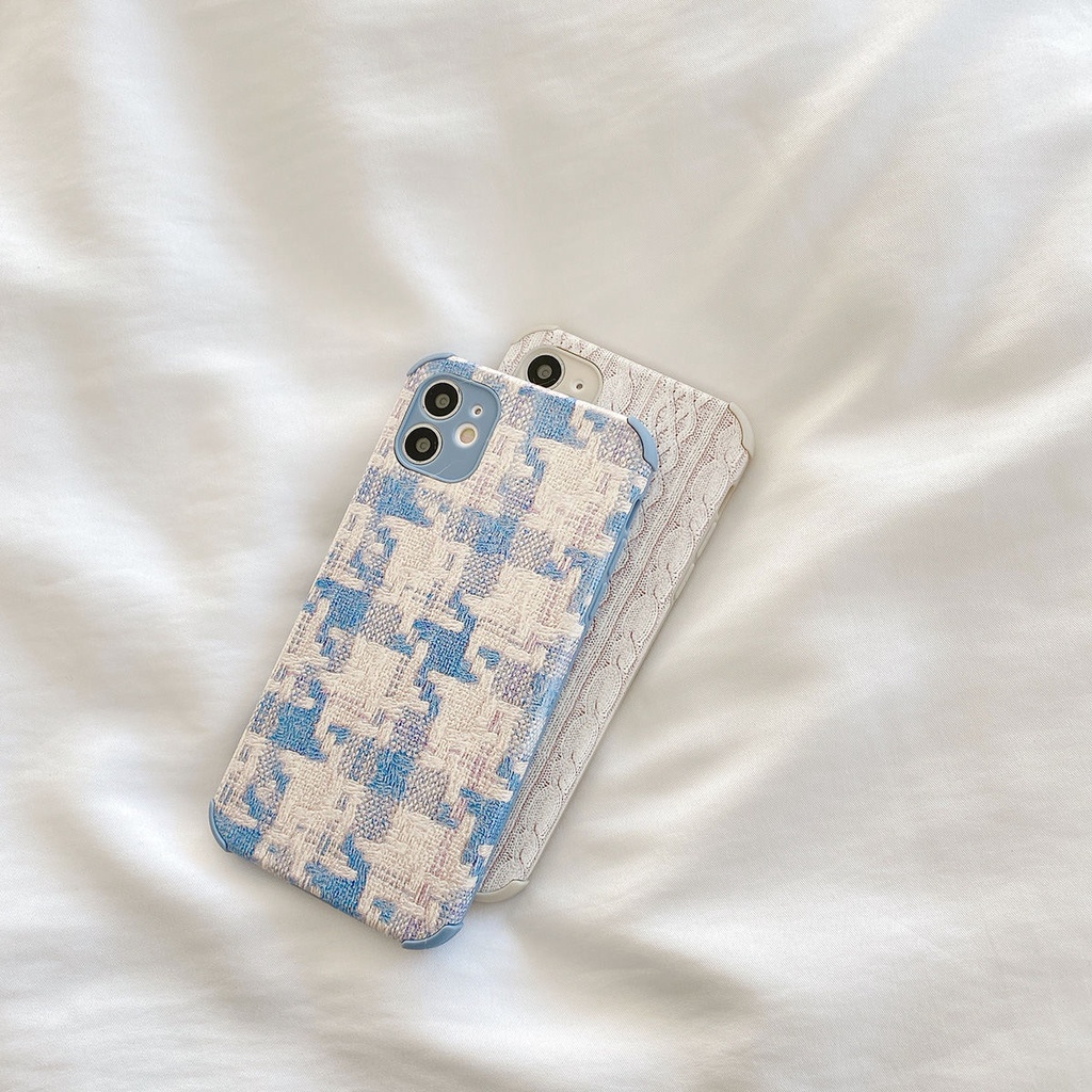 Plaid iPhone Case Suitable iPhone12/ 11pro Phone Case iphonex /xr/ xsmax Mobile Phone Case-6