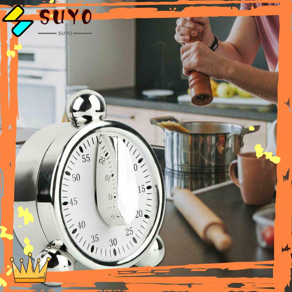 Suyo Jam Alarm Mekanik Portable Untuk Dapur