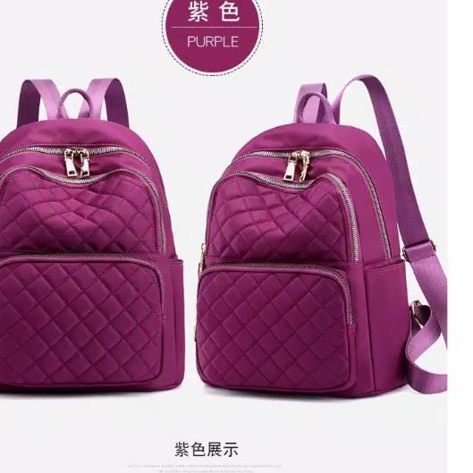 ➭ Promo 11.11 Tas Ransel Wanita Model CHIBAO Backpack | Chibao Besar | Tas Ungu | Tas Merah | Tas Na