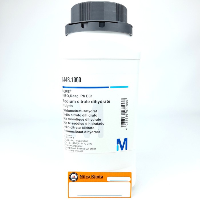 Sodium Citrate Merck/Sodium Sitrat/Natrium Sitrat/Natrium Citrate