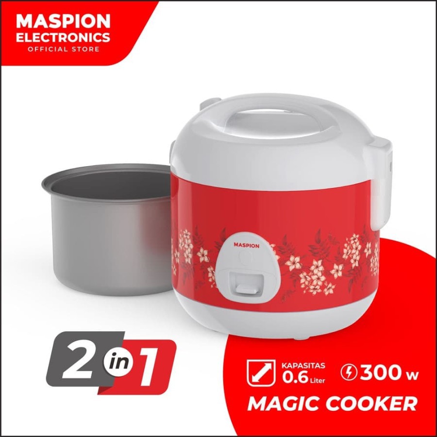MASPION MRJ-0622 RDJM RICE COOKER 0.6 LITER