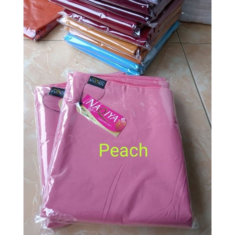 NaQiya Jilbab segi empat wolfis polos premium - pilih warnamu