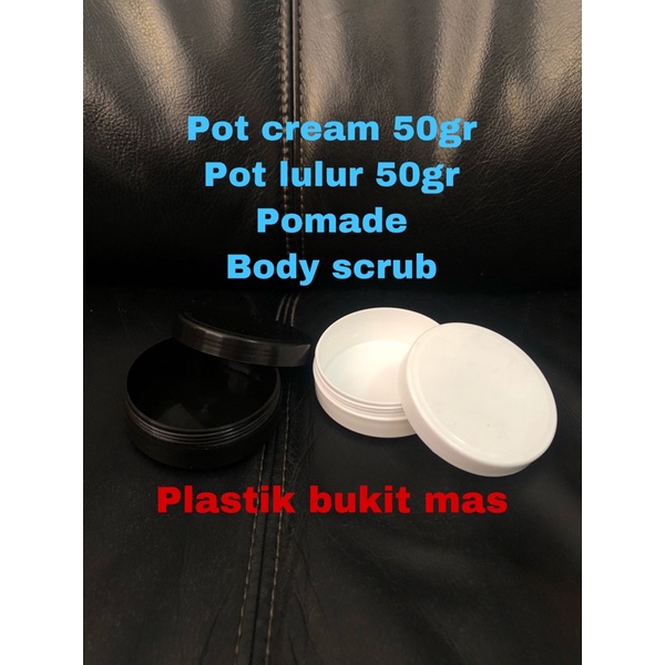 Pot cream 50gr pot lulur 50 gr pomade body scrub bedak salep 50 gram