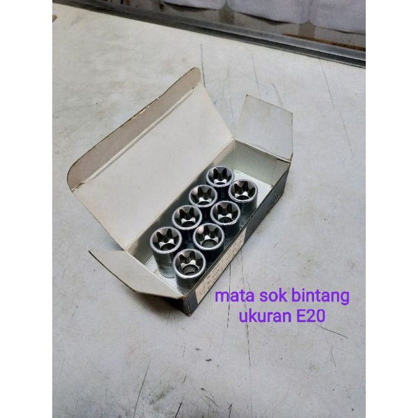 mata sok bintang E20mm force - shock bintang E20x1/2"x6pt