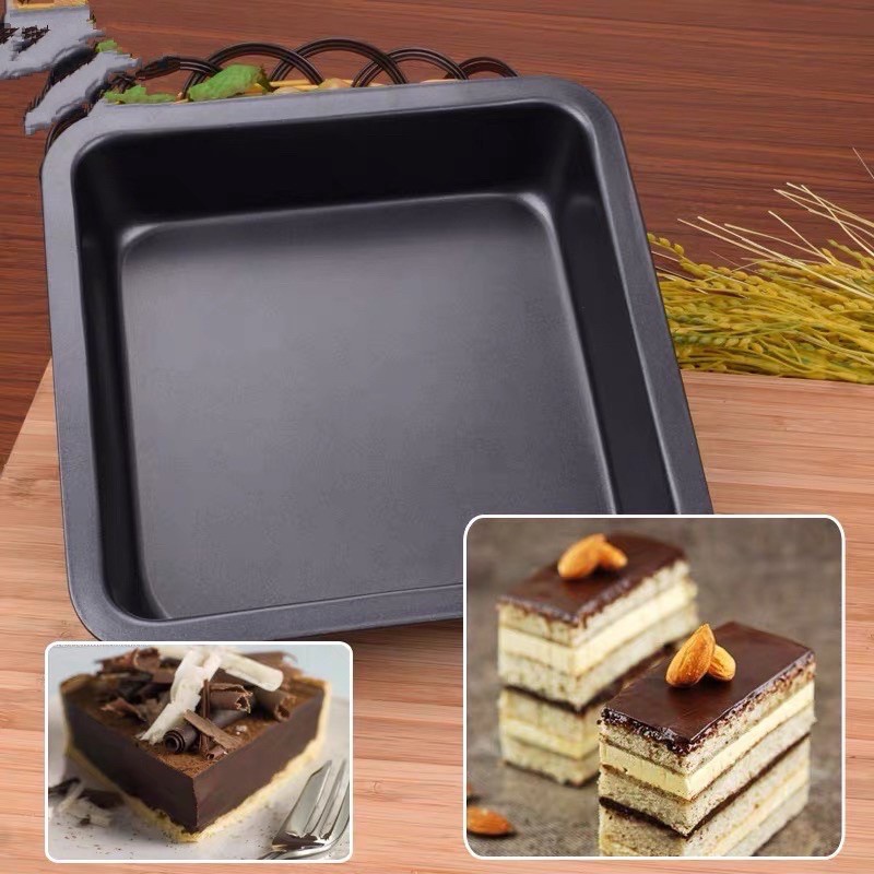 Stainless Steel Kue Loyang Panjang Talat Diy Coating Perlengkapan Outdoor Peralatan Dapur Peralatan Masak-4