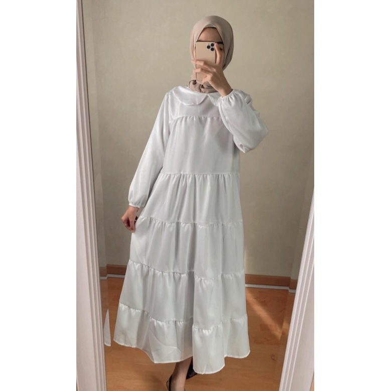 [ BUY 1 GET 1 FREE ] BAHAN SHAKILA GAMIS JUMBO LD 140 SD 92 | CLAUDYA MIDI DRESS MUSLIM WANITA | GAMIS KEKINIAN