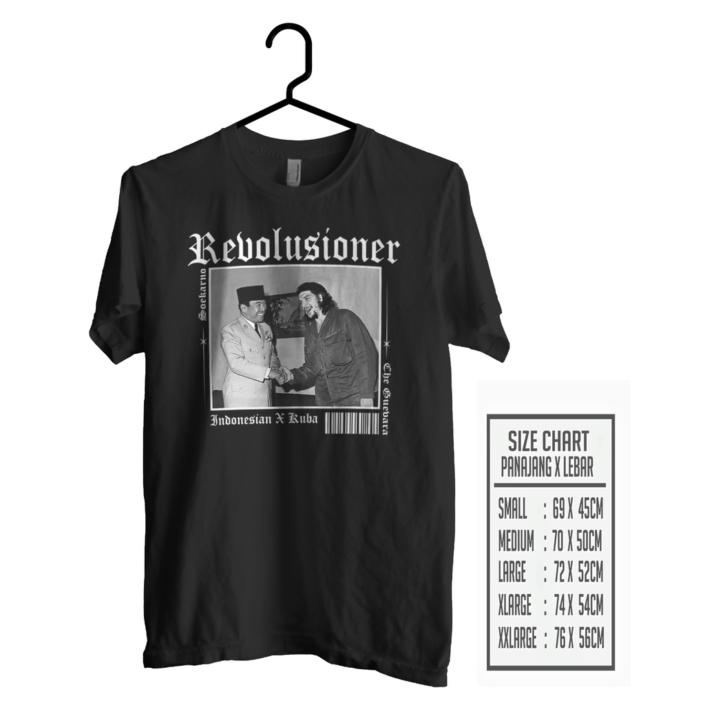 KAOS DISTRO/KAOS 30S/KAOS REVOLUSIONER (SOEKARNO X CHE GUEVARA)