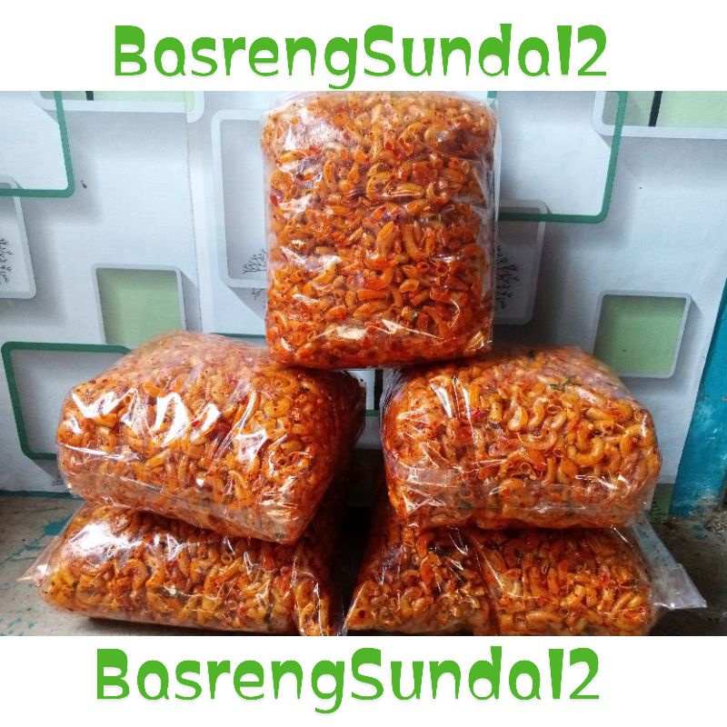 Paket Reseller Makroni Pedas Daun Jeruk isi 5kg