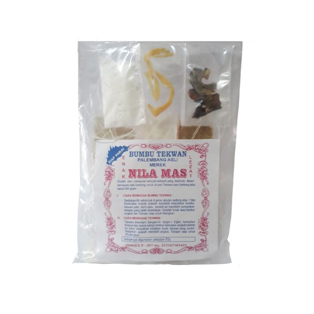 

Bumbu Tekwan Khas Palembang Komplit Untuk 500 gram Tekwan Kering