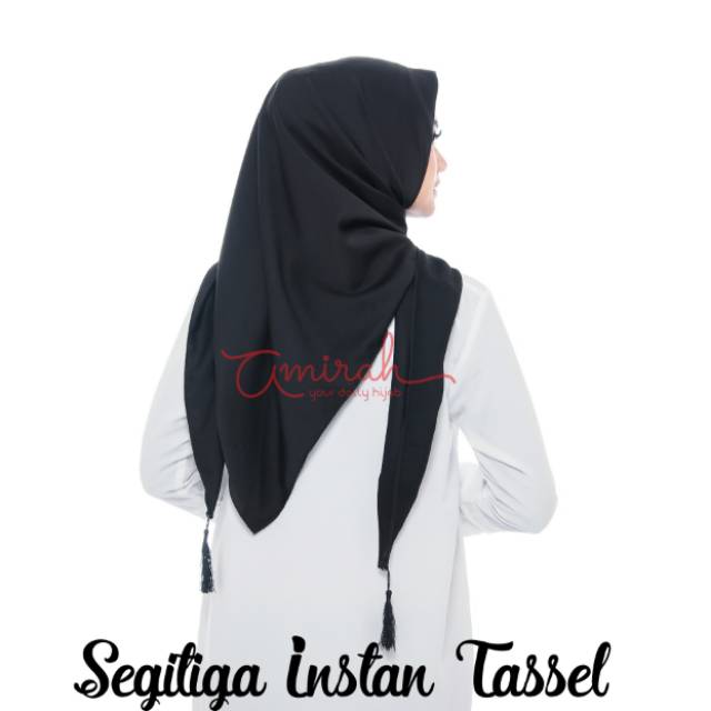 SALE LAST STOK! SEGITIGA INSTAN TASSEL SATIN PREMIUM / SQUARE INSTAN TASSEL