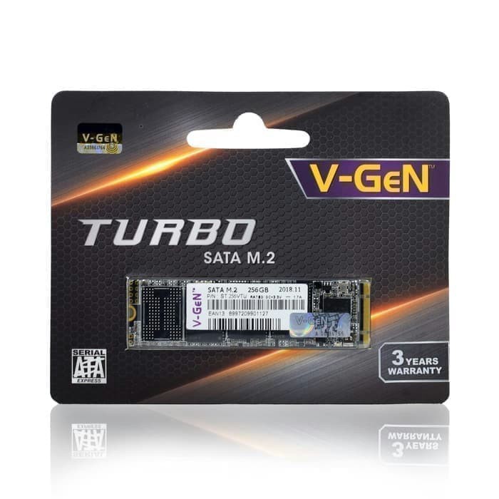 SSD V-Gen Turbo V-Nand M.2 2280 256GB - VGen M2 256 GB Sata 3