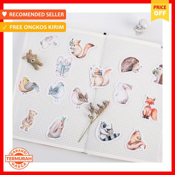 

Cute Forest Animal Mini Paper Label Sticker - Pengikat & Perekat - Stiker