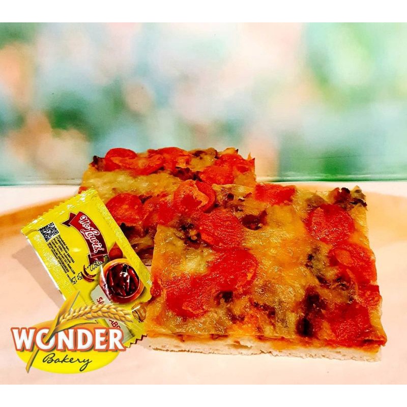 

Pizza Sliced Wonder Bakery (Roti Satuan)MINIM BELI 3 PCS