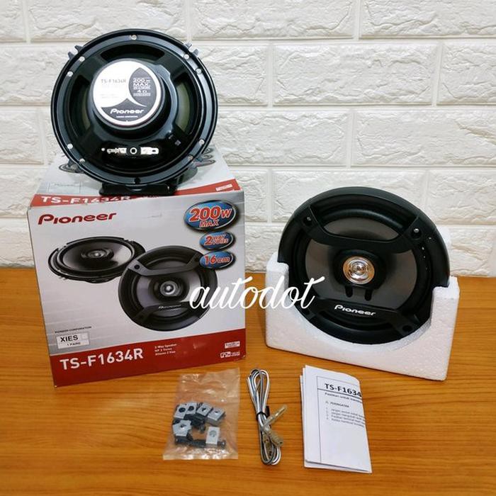 Speaker Mobil Pioneer Ts f1634r - Pioneer Ts f1634r - Speaker Coaxial 6.5 Inch - Pioneer Ts f1634r
